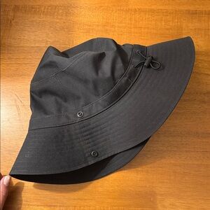 Muji Black Bucket Hat